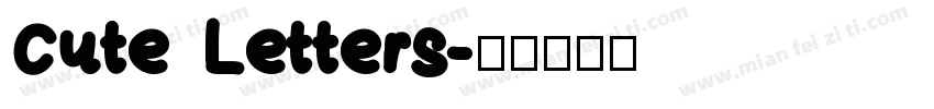 Cute Letters字体转换